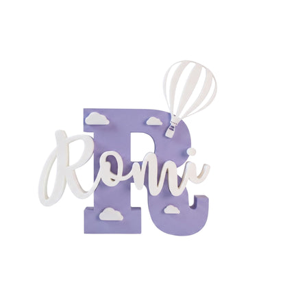 Customized Plastic Baby Name Sign