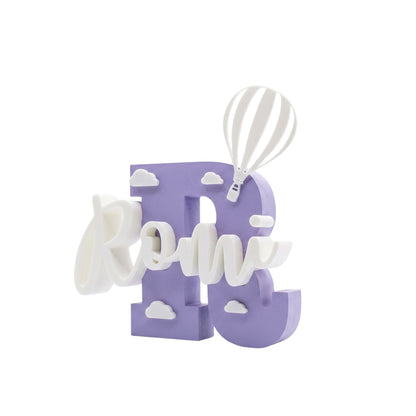 Customized Plastic Baby Name Sign