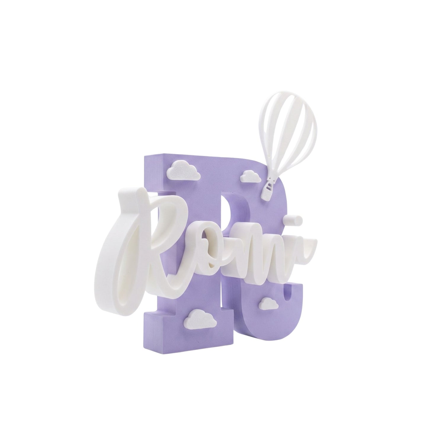 Customized Plastic Baby Name Sign