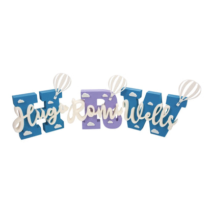 Customized Plastic Baby Name Sign
