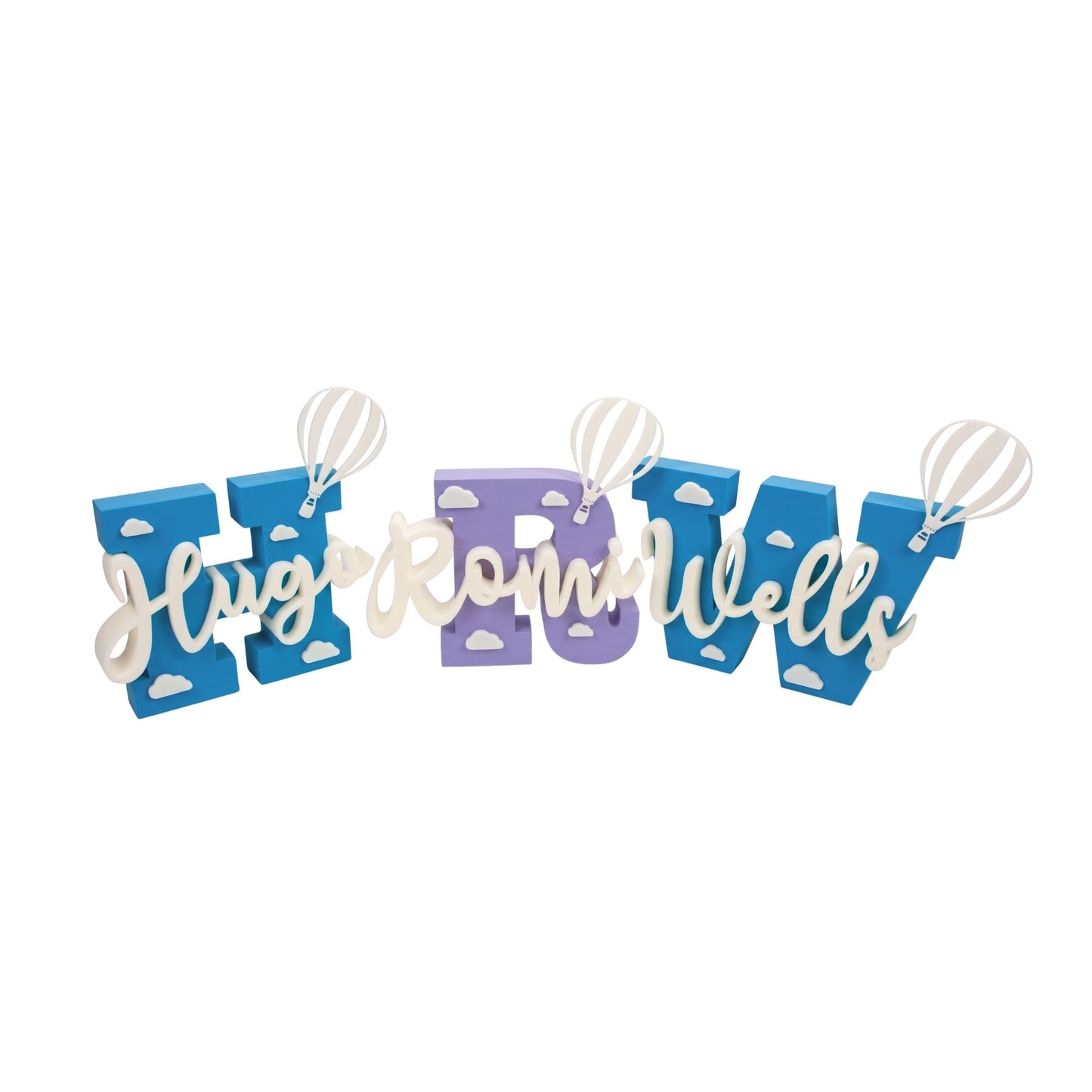 Customized Plastic Baby Name Sign